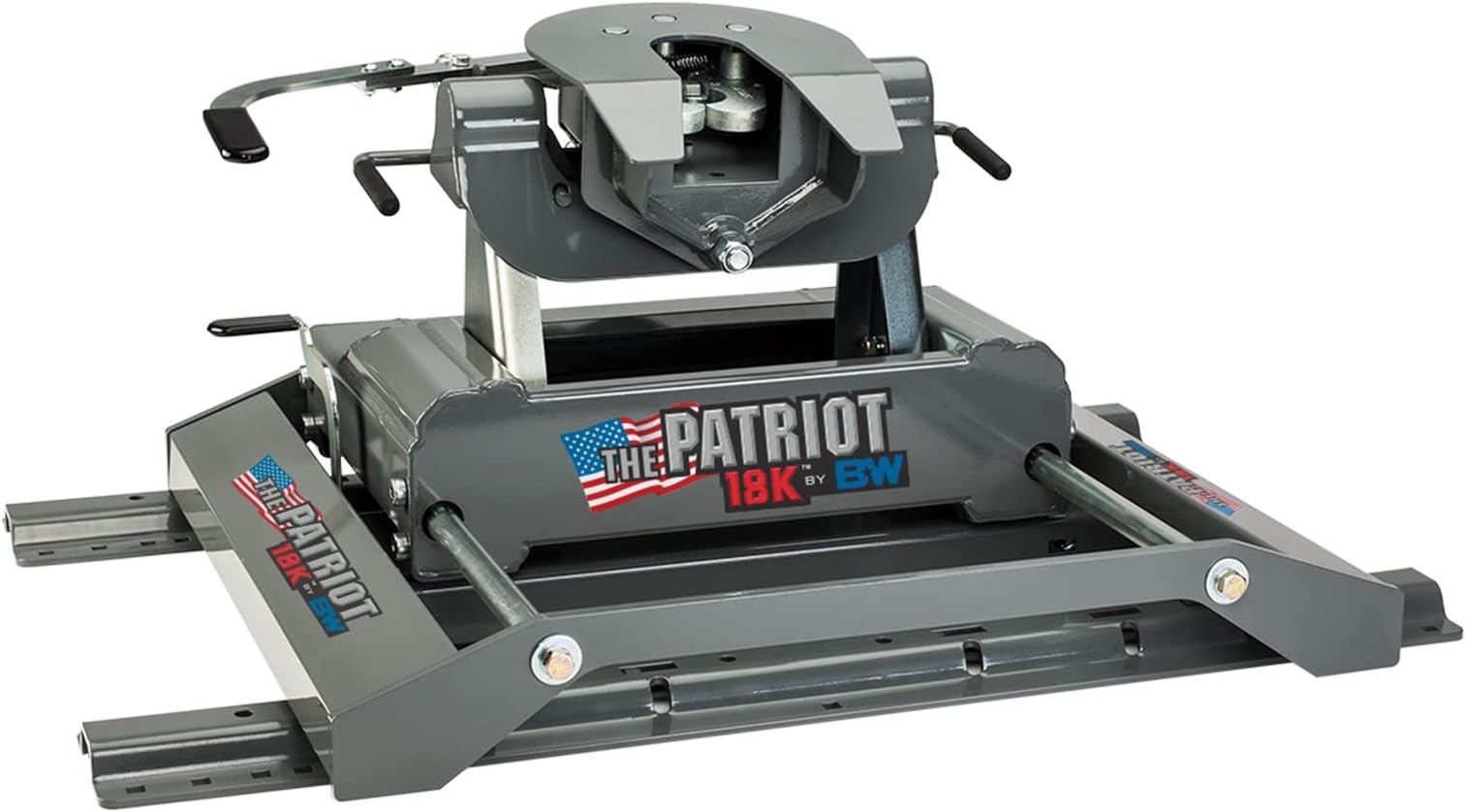 B&W Trailer Hitches Patriot 18K Rail Mounted Slider Fifth Wheel Hitch - RVK3270