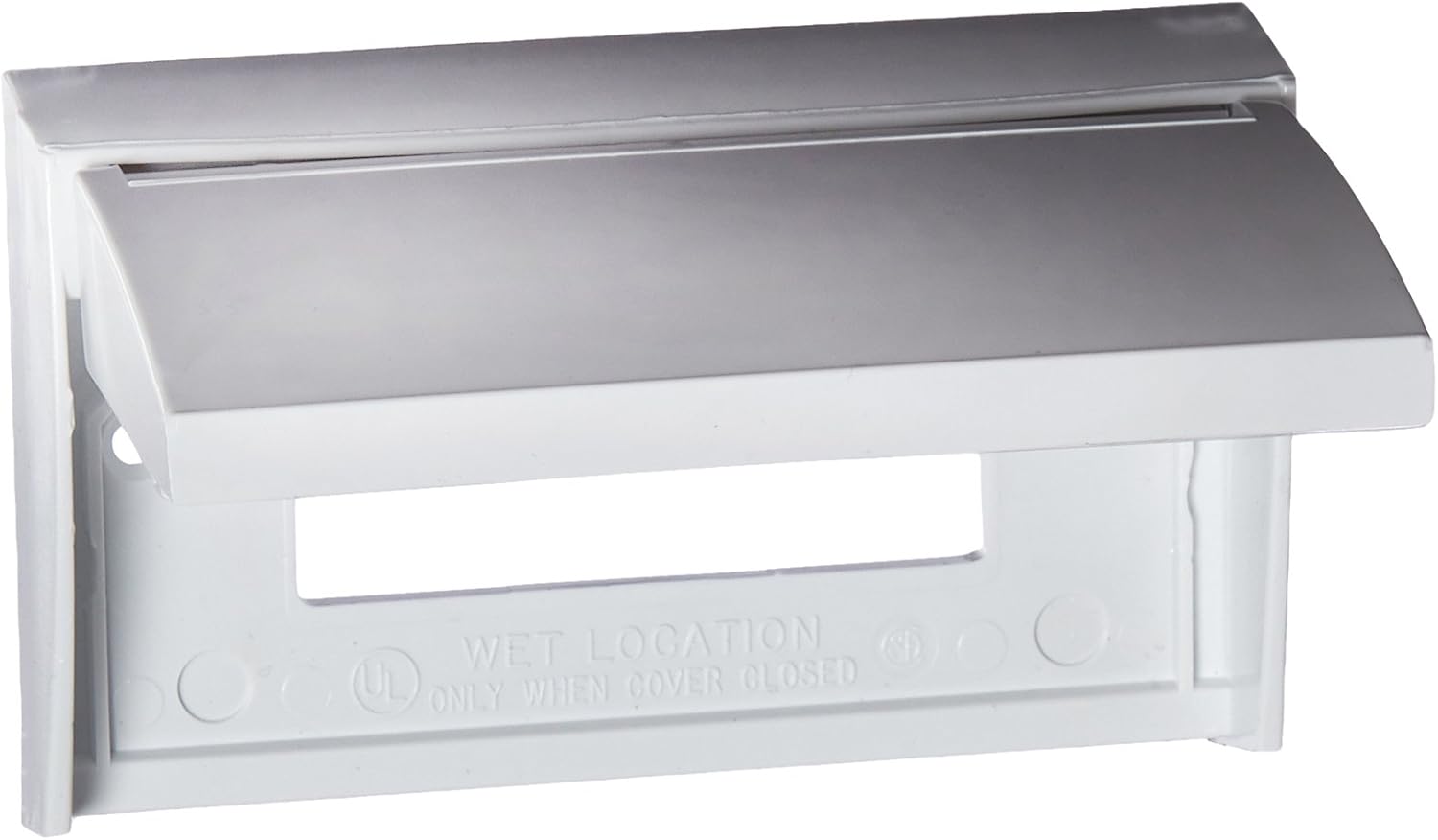 RV Designer E465, GFCI Outlet Cover, Weatherproof, White, AC Electrical