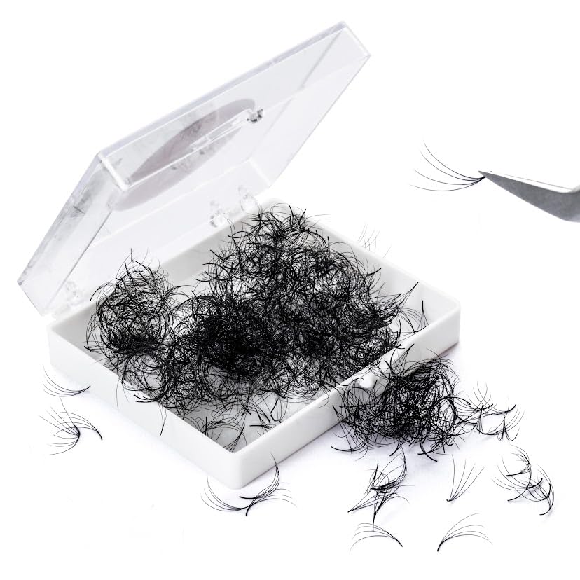 Miniatura 8 de ROSE GIRL Abanicos sueltos Promade  Pestañas de volumen hechas a mano de aspecto natural de 3D a 16D  C CC D DD Curl  Extensiones de pestañas