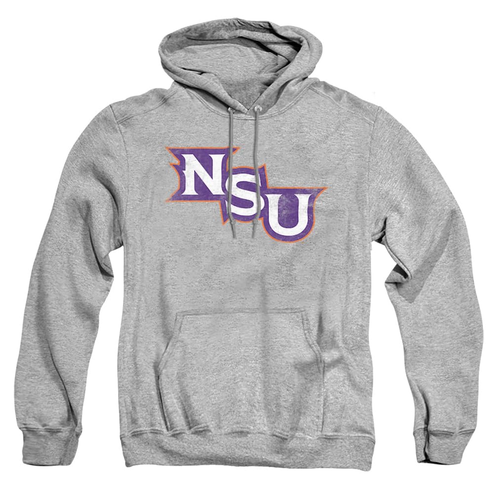 LOGOVISION Official Collegiate Distressed Primary Logo Adult Pullover Hoodie Collection — view 251