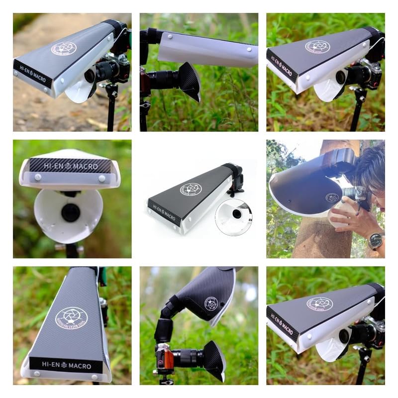 Gua'ge Diffuseur de flash pour appareil photo 62 mm pour support Laowa E EOS NZ et plus d'objectifs macro pour insectes et fleurs.