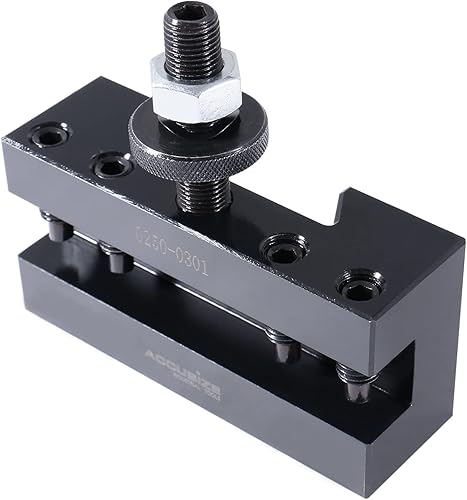 Miniatura 4 de Accusize Industrial Tools CXA 0250-0301 Soporte de torneado y orientación, para herramientas de torneado de 34", portaherramientas de cambio rápido,