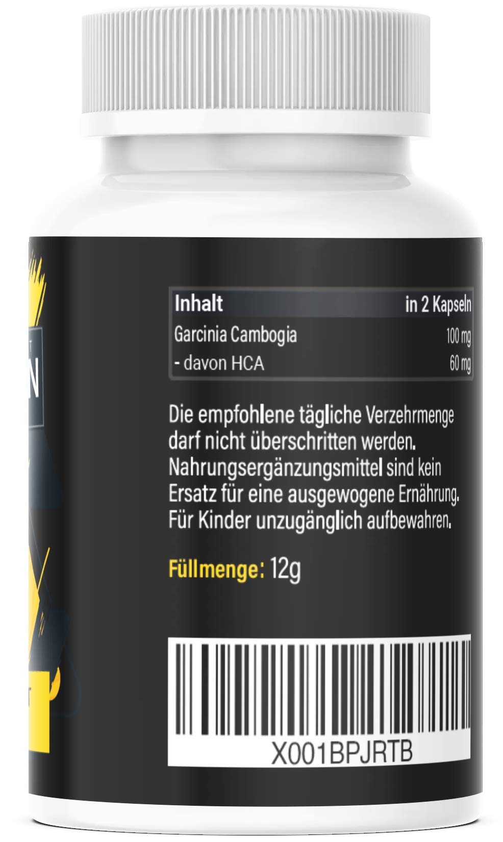 NEU: Rocket Burn + Garcinia Cambogia - EXTREM Kapsel Ergänzung für Frauen & Männer, die Kapsel für den Tag – POWER – ENERGIE