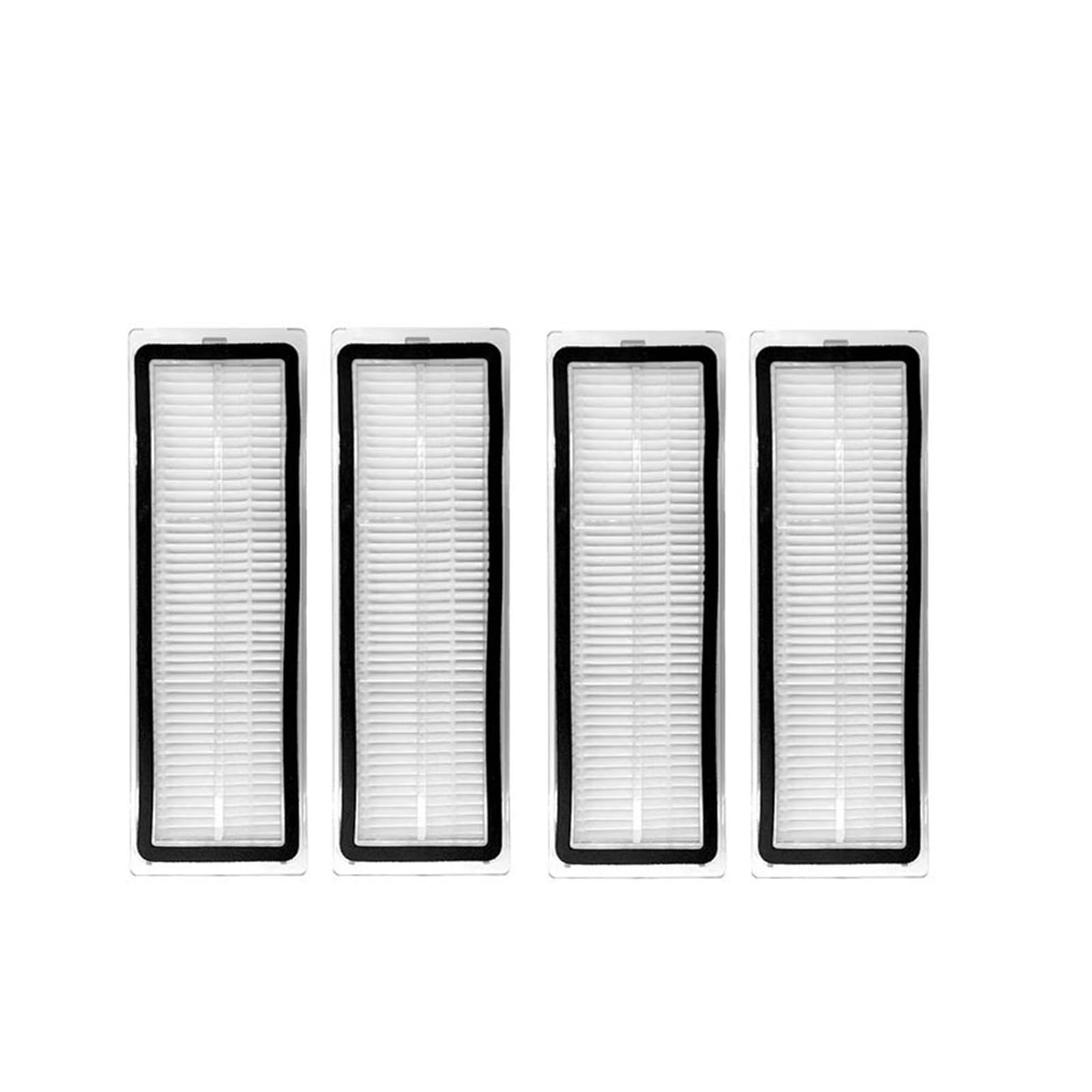 Kicici 4Pcs.. Compatible With Xiaomi Robot Vacuum S20+ / S10 Plus /S10+/ B108gl / B105 / B108cn B113cn Parts Accessories Filter Main Side Brush Mop(4Pcs..)