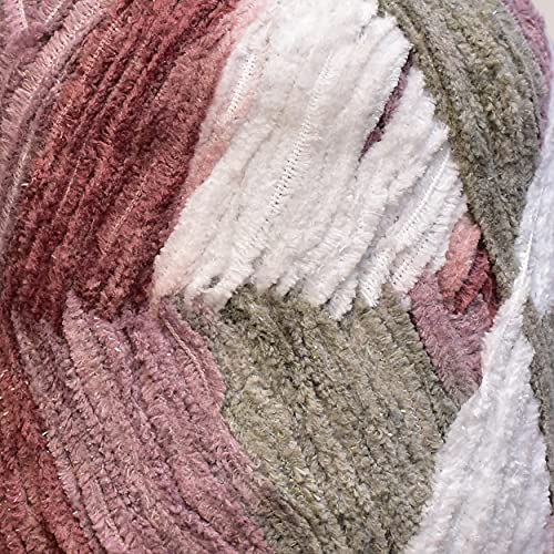 Image of M.G ENTERPRISE Knitting Yarn Thick Chunky Wool, Softy Mud Mix 450 gm Best Used with Knitting Needles, Crochet Needles Wool Yarn for Knitting. By M.G ENTERPRIS J MA