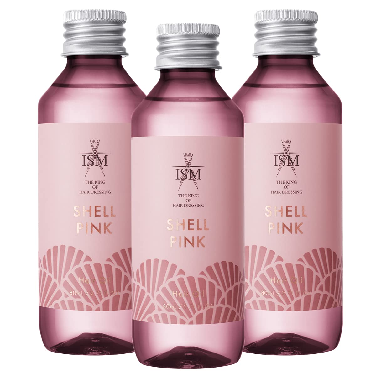 Amazon | ISM ヘアオイル シェルピンク 80ml (3本セット) | ISM