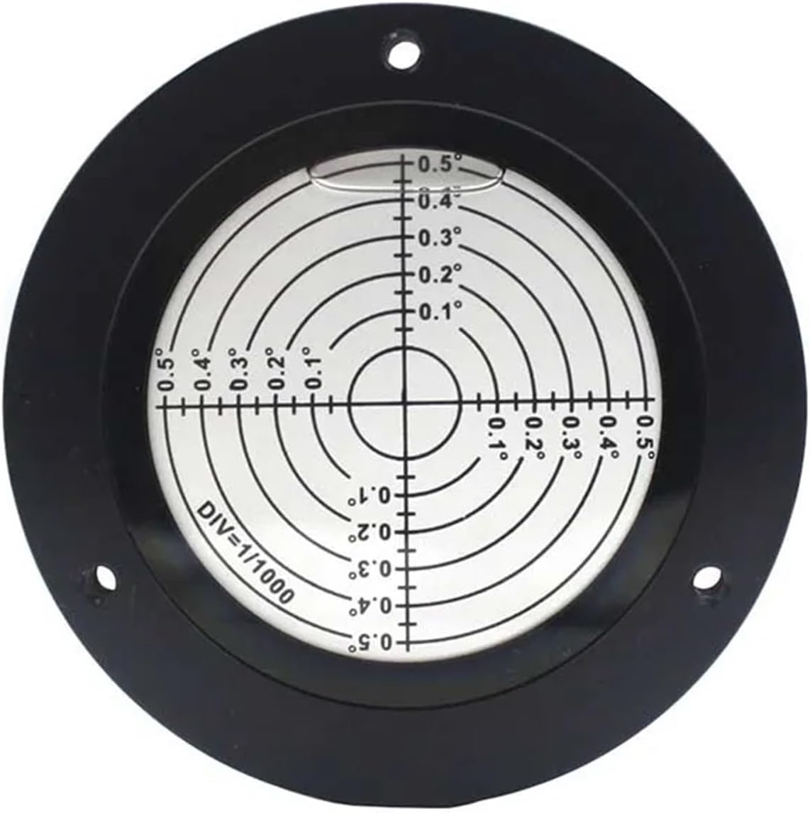 Adjustable Circular Bubble Level High-Precision 2/1000 1/1000 Circular Leveling Blister Bead 80x12mm for Workbench DIY 1PCS(2-1000Green)
