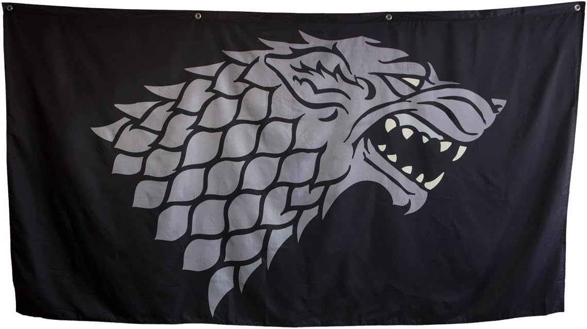 Game of Thrones House Stark Giant Banner (62" by 118") (Stark), Banners