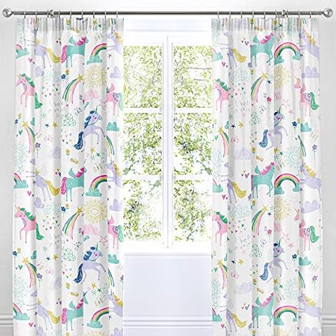 Bedlam Unicorn Curtains for Kids' Rooms Cover