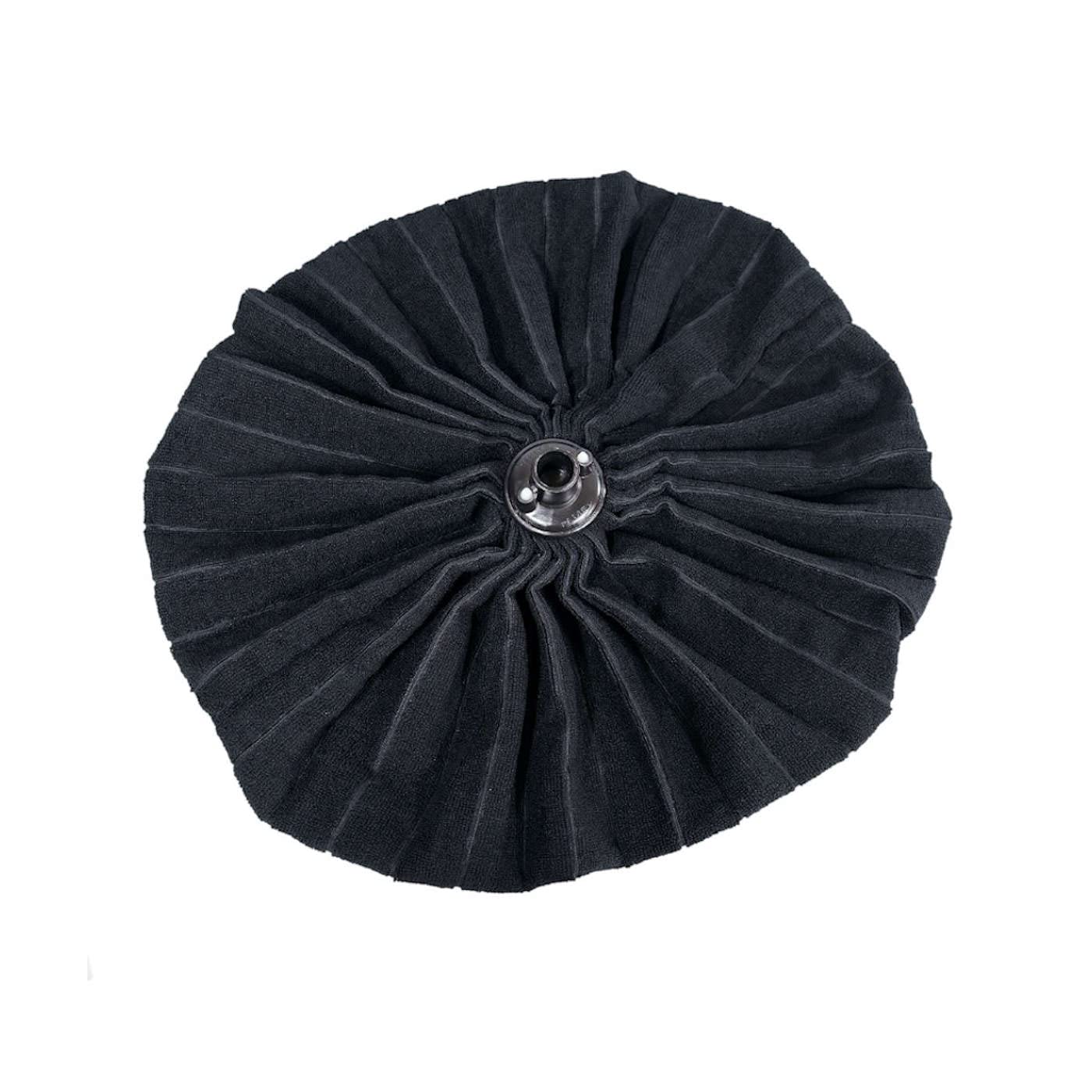 Tradineur - Pack de 24 fregonas "Ballarina" de microfibra, ecológicas, limpieza del hogar (Negro, 30 x 13 x 7 cm)
