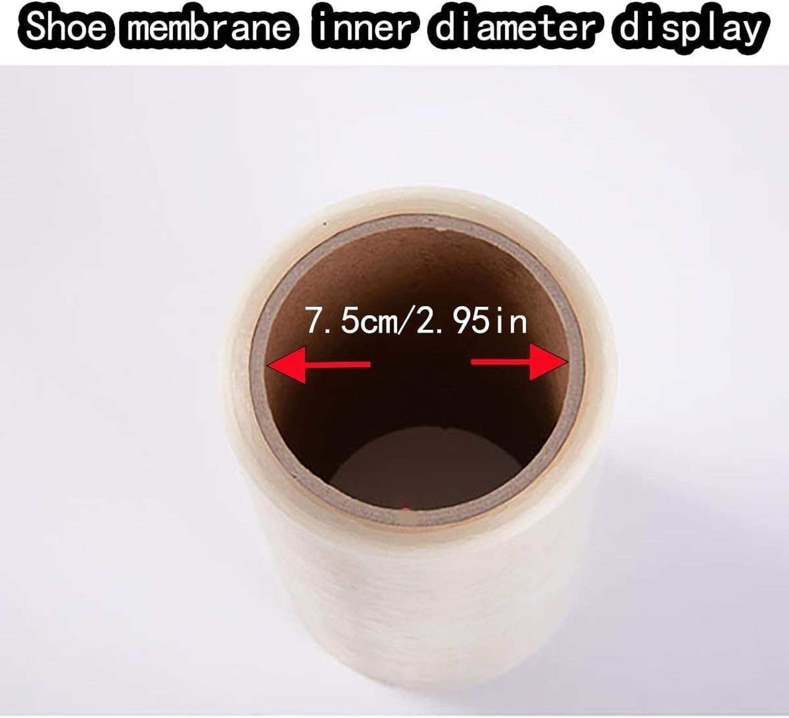 Rotoli di Ricambio per Pellicola Copriscarpe Monouso, Compatibili con Il Distributore Automatico di Copriscarpe(3 Roll*7.5CM+16CM)
