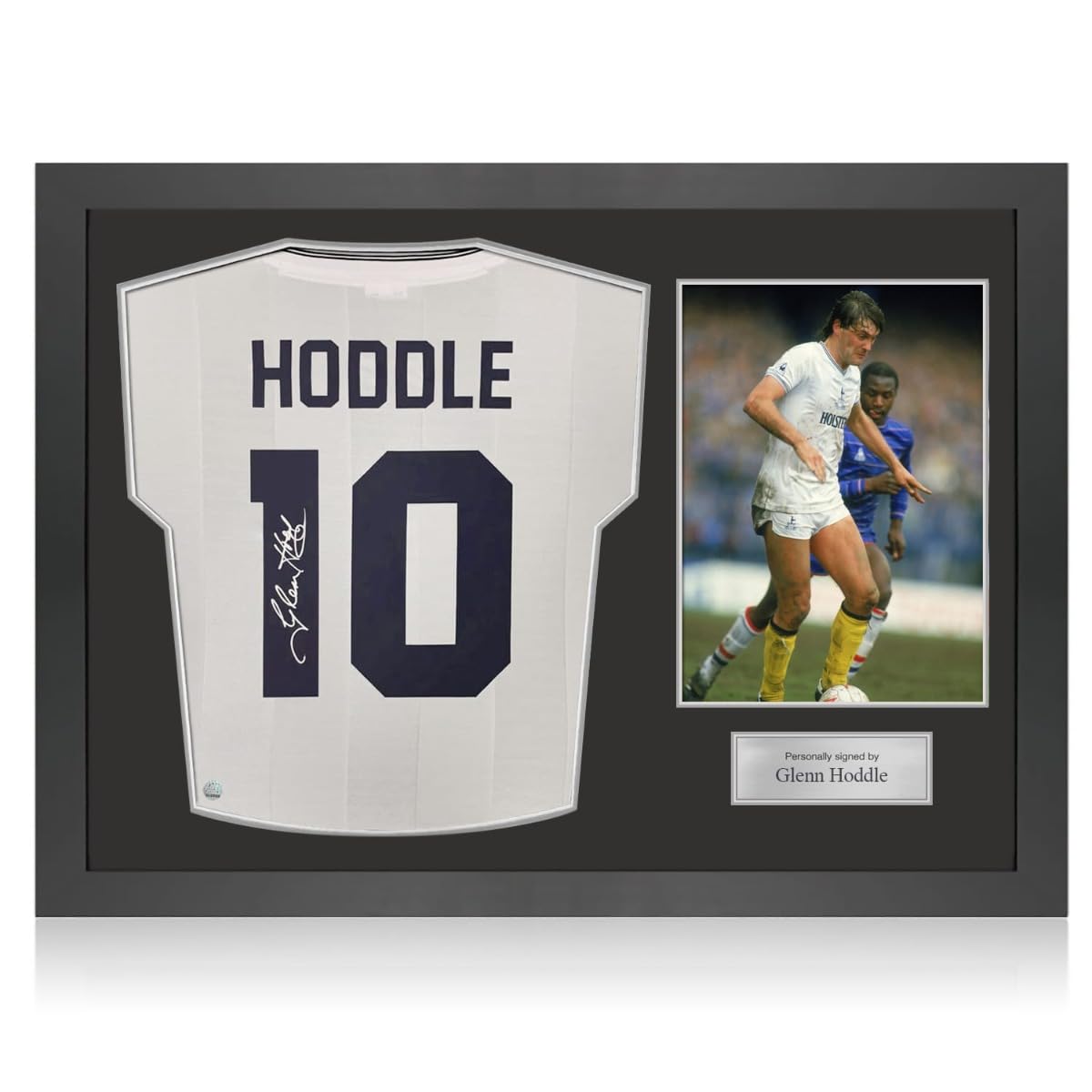 Glenn Hoddle Signed 1983 Football Shirt: 10. Icon Frame
