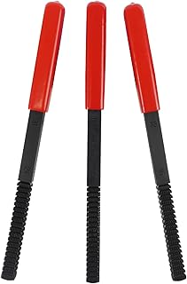 3PCS Thread File Set, Thread Restorer File Set, Thread Restoring Chaser Files Metric and SAE, High Carbon Steel Thread Repair Tool for Thread Repair File Set