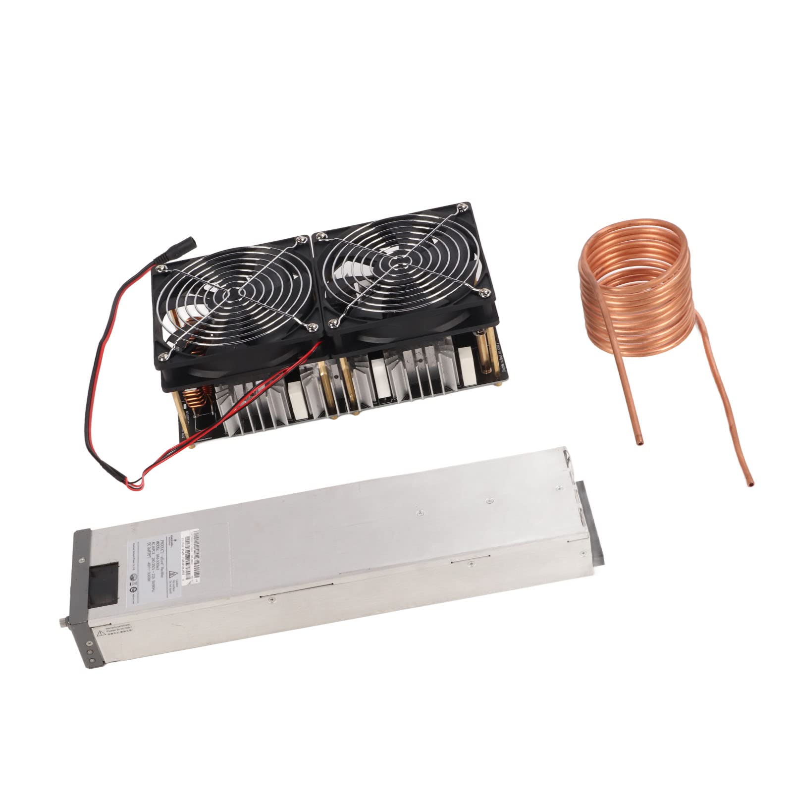 Induktionsheizung 2500 W mit Wasserkühlung und Leiterplattenmodul, Effiziente Wärmeableitung, DC 12-48 V, AC 100-240 V, Vielseitig einsetzbar