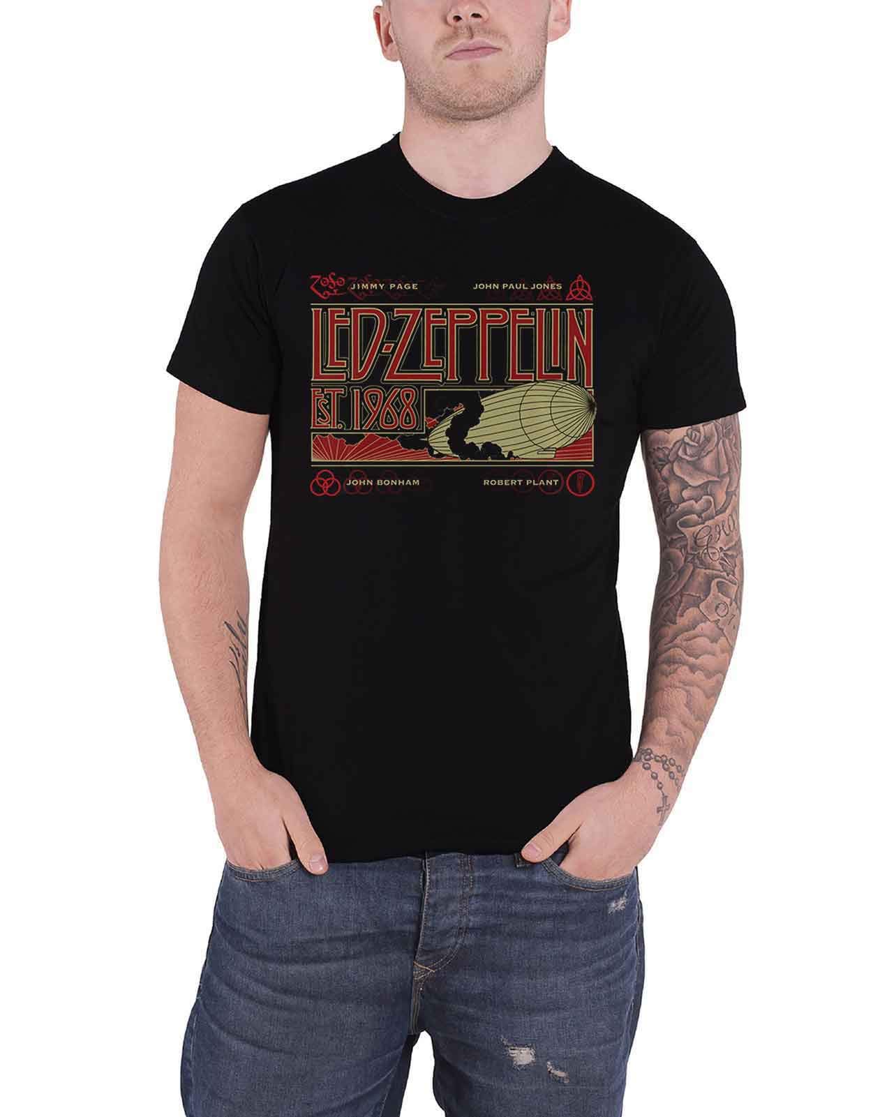 Led Zeppelin - Ermitaño - Camiseta Para Adultos - 2xl Negro | Cuotas