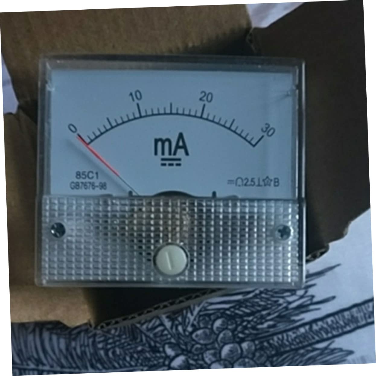 3 Ensembles Voltmètre Multimetre Multimètre Dcg Voiture Amplificateur Jauge Ampèremétrique 0-30ma Jauge D'ampères 0-30ma Ampèremètre Cc 0-30ma Parties Éléctroniques 2 Pièces * 3 MUCKLILY