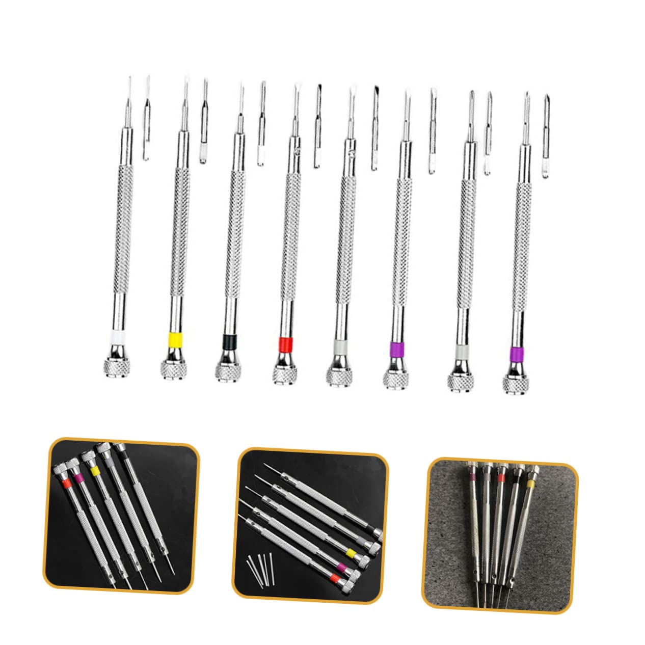 POPETPOP Set Cacciaviti Strumenti Riparazione Professionali Antiscivolo per Lavori Domestici e Professionali Cacciaviti Magnetici Resistente Comodi e Pratici