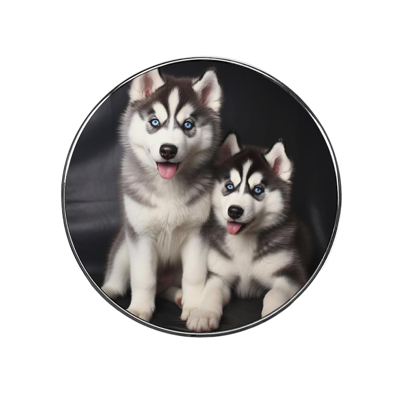 Fridge Magnets Waterproof Small Strong Magnets for Fridge Cute Husky Dog Refrigerator Magnets Kitchen Accessories Cute Decorative Magnets for Whiteboard Locker Office Home Decor