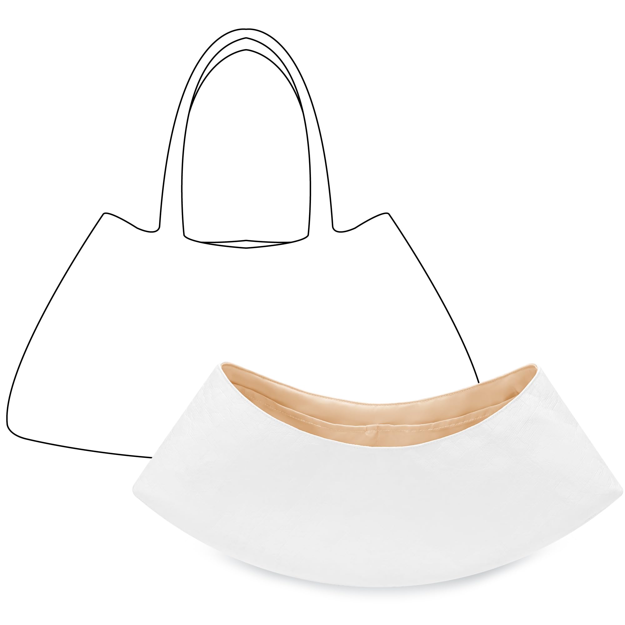 Organiseur de sac Dragon Diffusion Santa Croce Big 8892 doublure premium