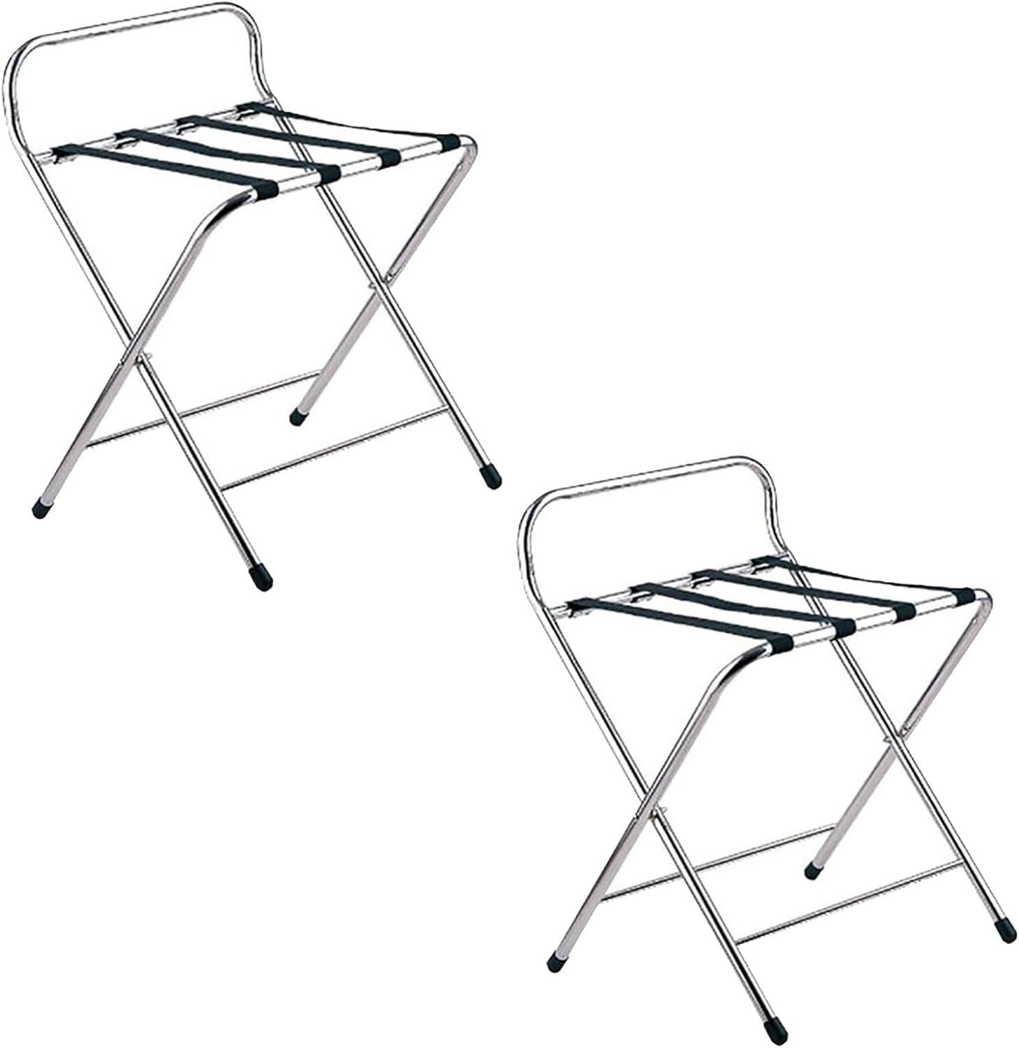 Porte-bagages pour hôtel et maison double étage gain de place pliable