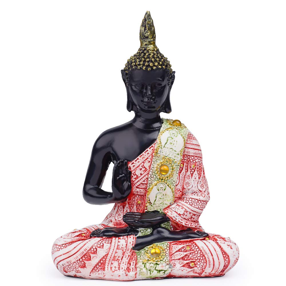 Thai Buddha Meditating Peace Harmony Statue Home Décor