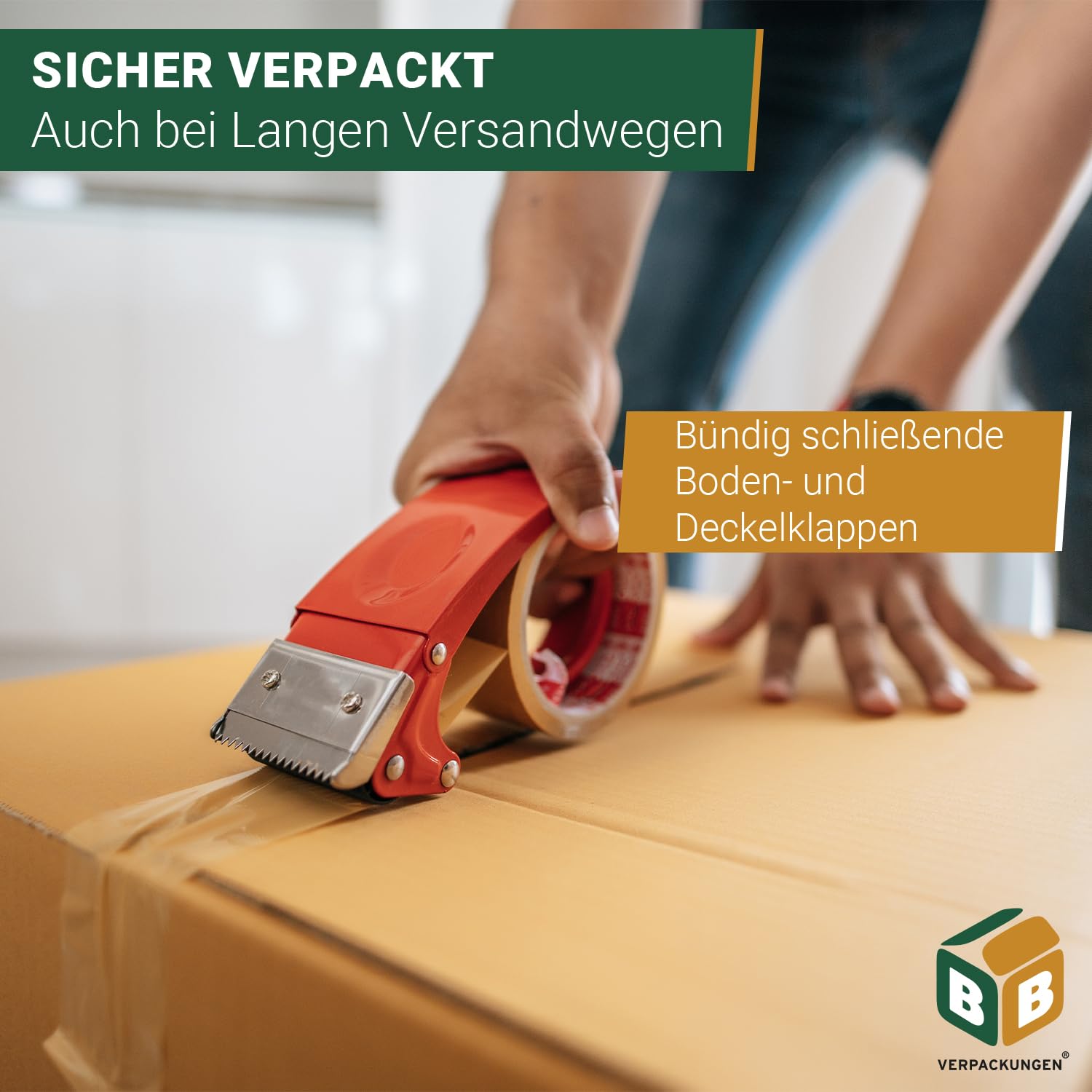 BB-Verpackungen 30x Faltkartons 700x450x290/145mm 1-wellig braun (30 Stück)| Großer Versandkarton, ideal als Warensendung, DHL Paket, GLS/DPD XL-Paket