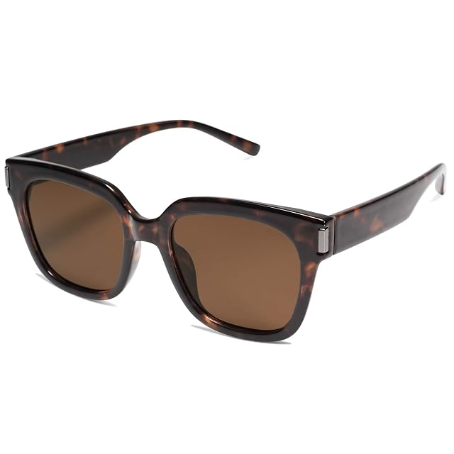SOJOS Polarized Sunglasses for Women Men Trendy Square Large Sun Glasses SJ2149