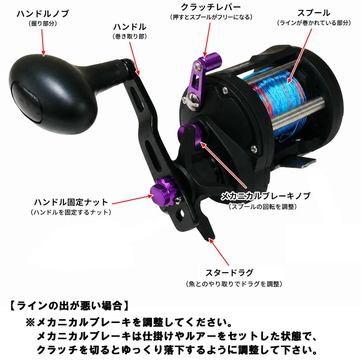 Amazon | おり釣具 タコ専用リール フライデータコ PE2号150m付(船用
