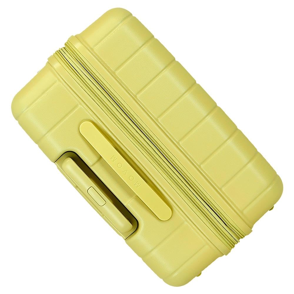 MOVOM Wood, Maleta de Cabina, Equipaje, Interior con Dos Compartimentos, Fabricada en ABS Material Resistente y Ligero, 4 Ruedas giratoriasCierre de combinación Lateral, De Joumma Bags