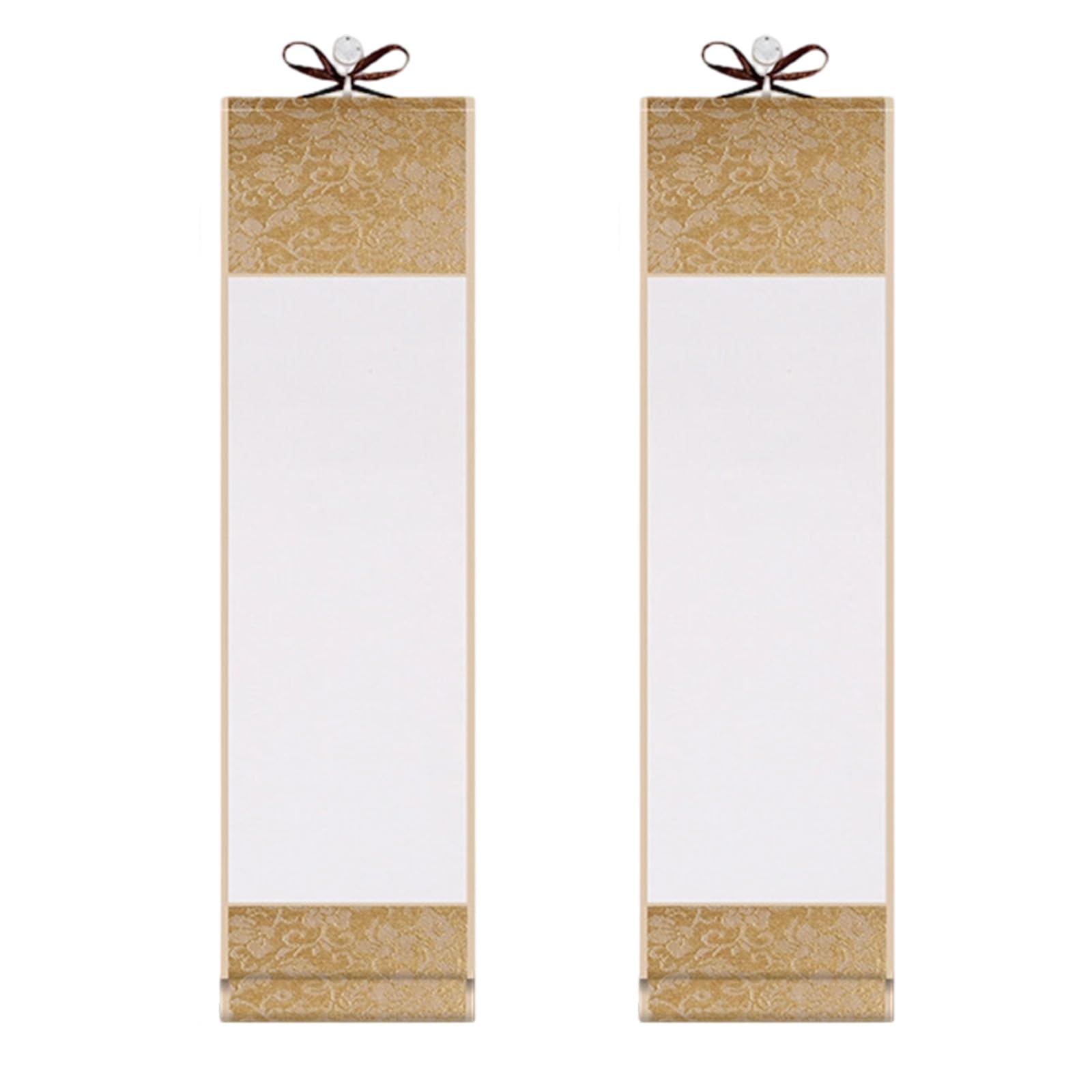 FGDTREE Wall Scrolls Blanks Hanging Scroll for Chinese Calligraphies Painting Art Supplies Blanks Wall Mounting Scroll Scrolls
