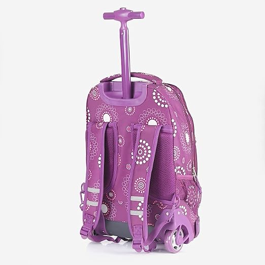 Amazon.com: Rockland Single Handle Laptop Rolling Backpack, 19