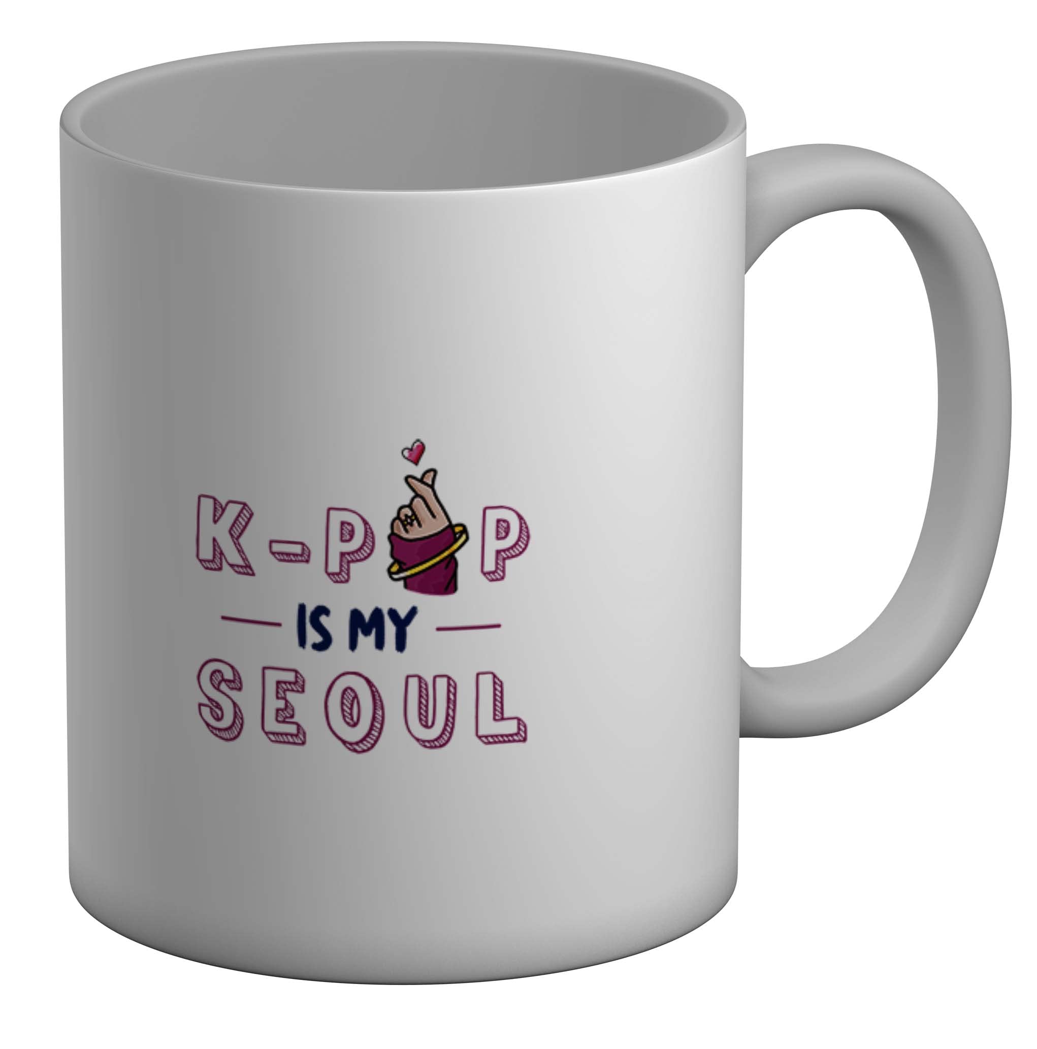 Shopagift K-Pop Mug is My Seoul Korean Music Dance White 11oz Large Gift Cup