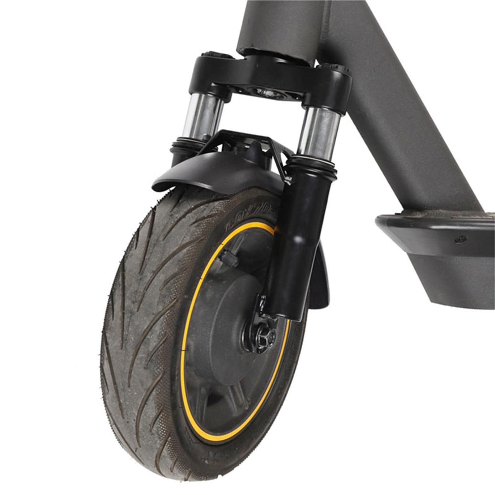 Walmeck Fourche avant de trottinette électrique avec amortisseur et béquille compatible