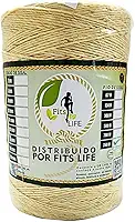 Barbante Fio De Sisal 2mm Rolo 750 Metros Artesanatos Amarração Decoração Arte Tapete