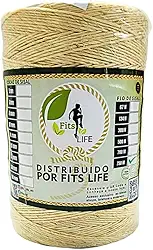 Barbante Fio De Sisal 2mm Rolo 750 Metros Artesanatos Amarração Decoração Arte Tapete