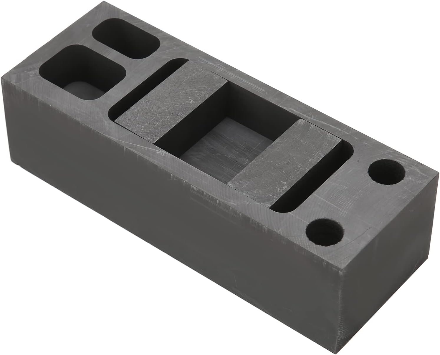 Luqeeg Graphite Ingot, Double Sided 4 Slots Graphite