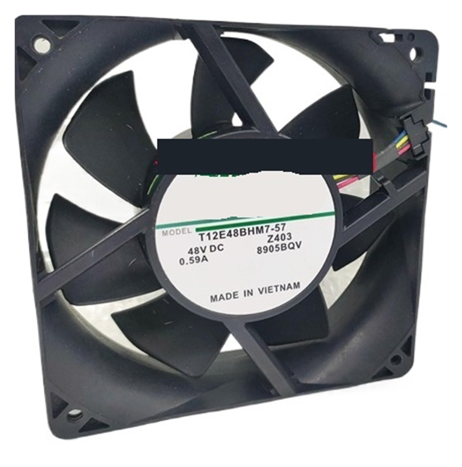PEQYUACTE T12E48BHM7-57 DC 48V 0.59A 120x120x38mm 4-Wire Cooling Fan