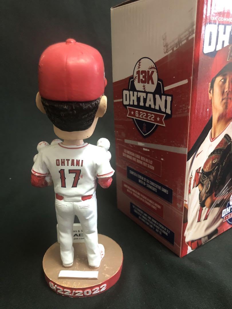 2023年4月8日 大谷翔平 13奪三振 ボブルヘッド人形
