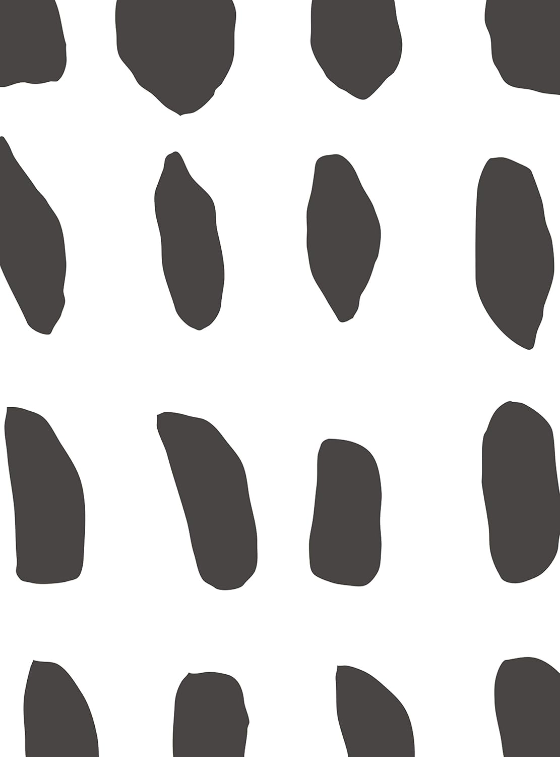 Simple Shapes Confetti Time - Peel and Stick (6 Sheet Pack - 2ft x 9ft, Black)