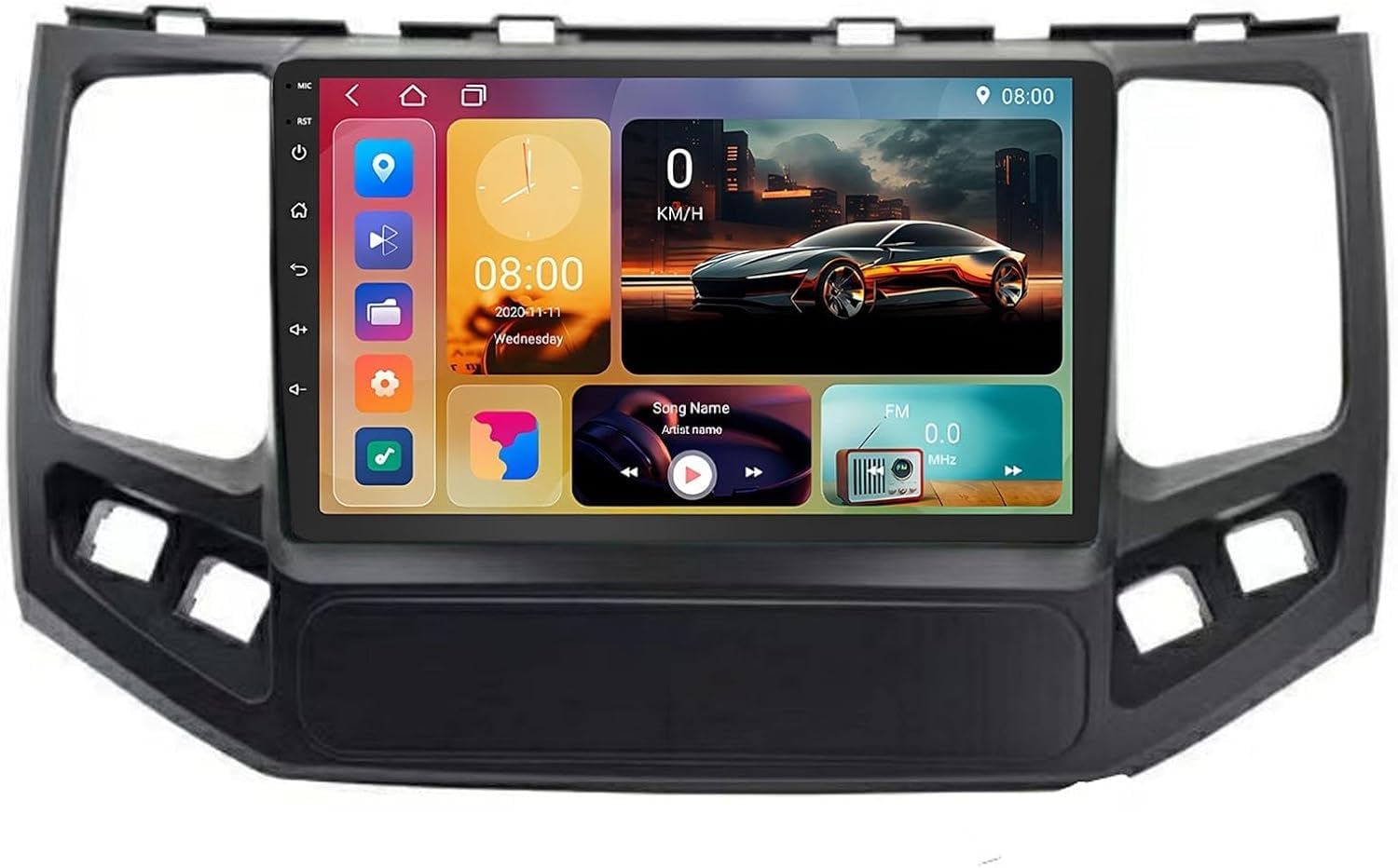 ,H6 6g+128g,Android 9 15-calowy ekran dotykowy IPS do samochodowego radia dla G-eely Jingang 2010-2012, bezprzewodowy Carplay, Android Auto, GPS, WiFi, Bluetooth, OBD2, DVR, DSP