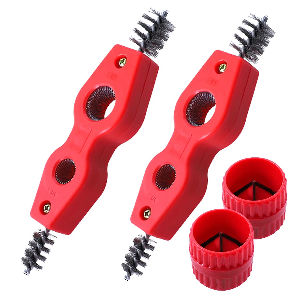 Buy Oubesty Copper Pipe Cleaner and Reamer Set, 4Pcs Pipe Reamer