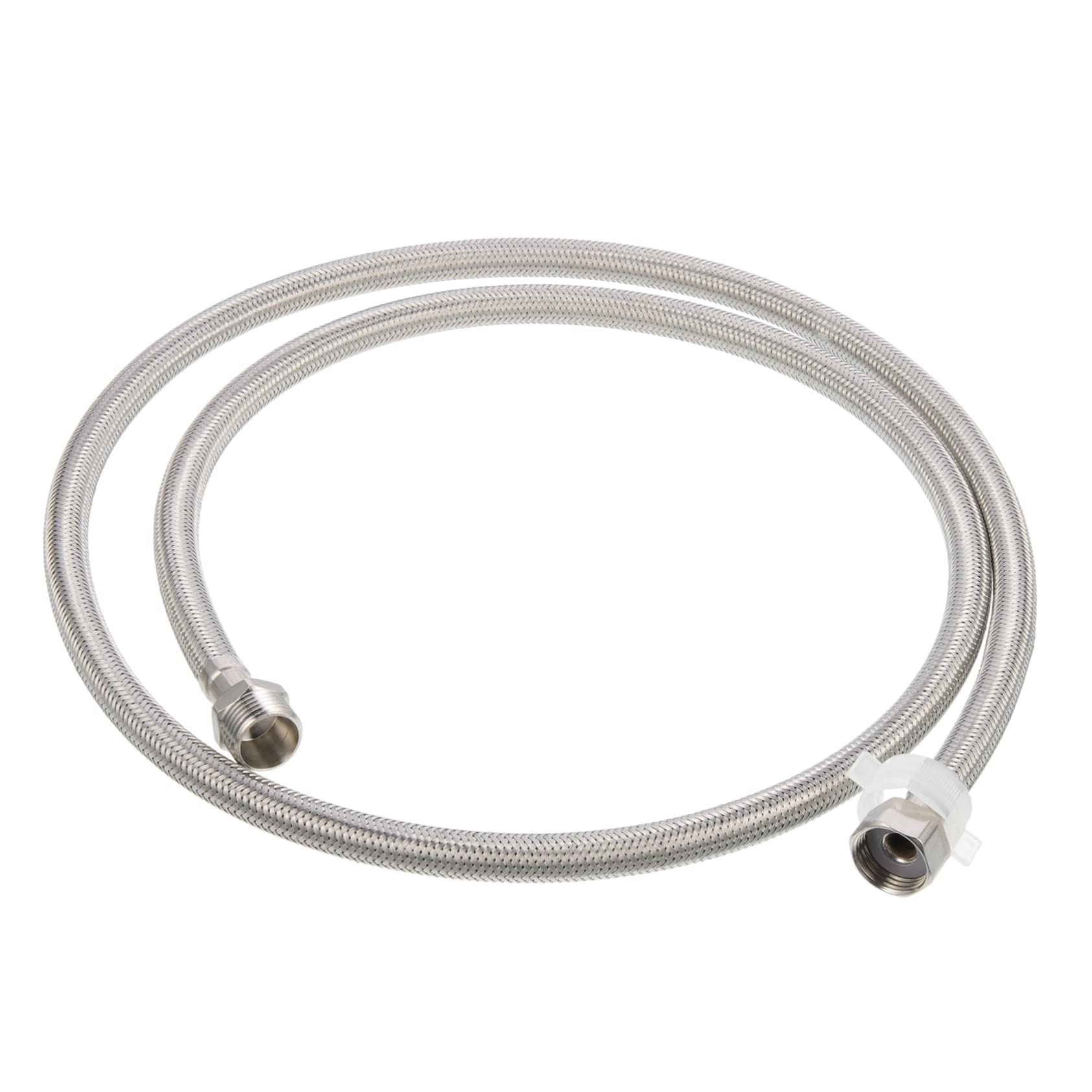 DOITOOL 4 Piezas Manguera Trenzada para Lavadora Inoxidable Tubo Flexible Resistente y Explosión Línea de Suministro de Agua con Fácil y Duradera