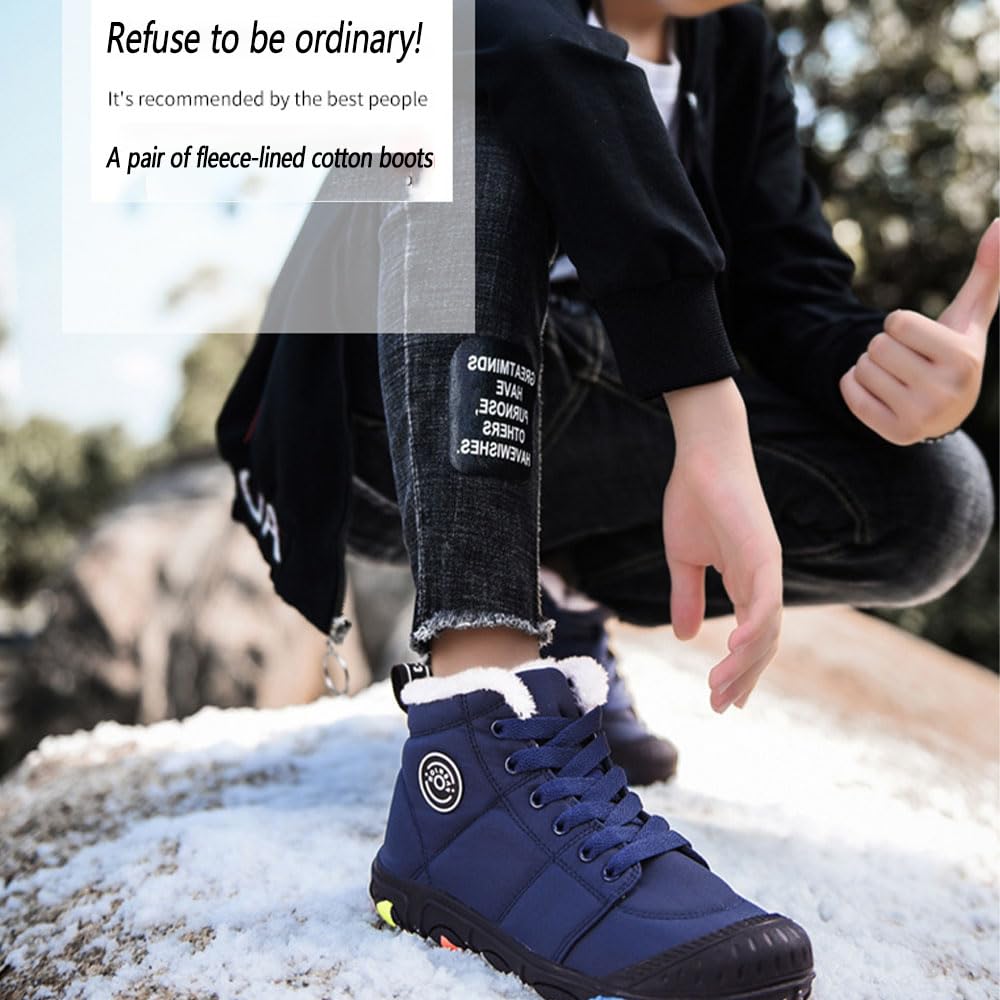 Generisch Chaussures pieds nus pour enfants - Automne - Chaussures pieds nus - Imperméables - Pour l'hiver