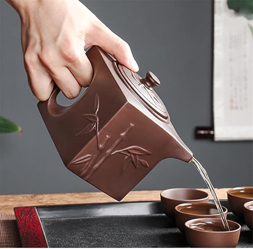 Miniatura 5 de NICEDAYFY - Juego de té Kung Fu con filtro de acero inoxidable de 247fl oz color morado