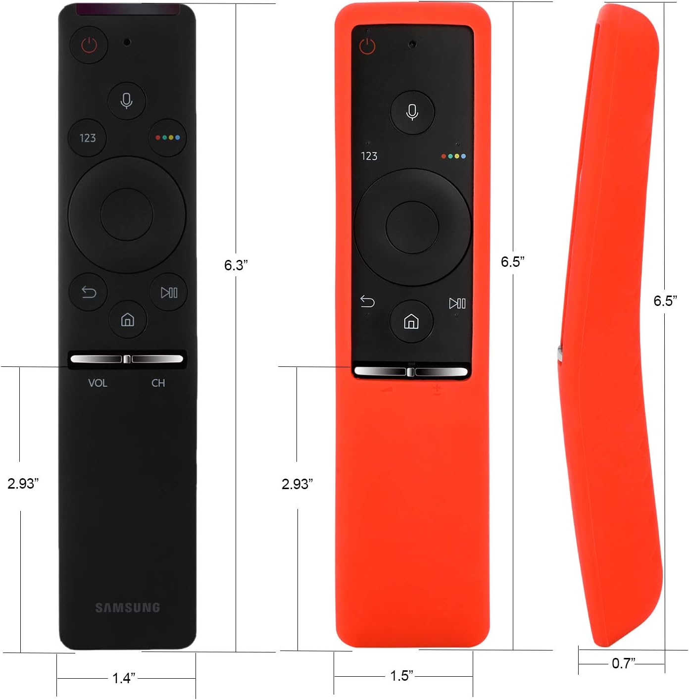 Discount 70% Rukoy Protecitve Case Cover Holder for Samsung Smart TV Remote Controller of BN59 Series, Kids-Friendly Non-slip Shockproof with Hand Strap Best Rukoy Protecitve Case Cover Holder for Samsung Smart TV Remote Controller of BN59 Series, Kids-Friendly Non-slip Shockproof with Hand Strap
