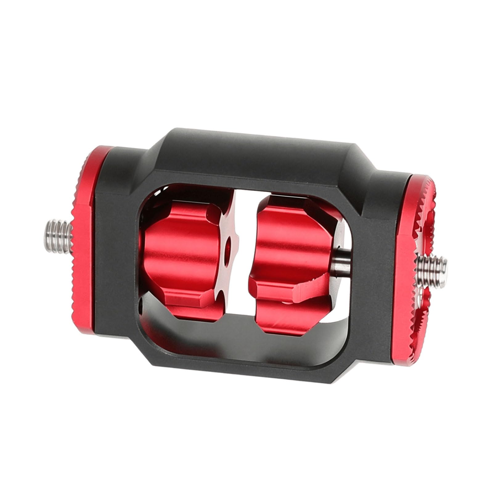 Adaptador de extensión de montaje en roseta con abrazadera de varilla de 15 mm para jaula de cámara réflex digital, rosca macho para accesorios de cámara, fotografía, cinturón de engranaje de metal