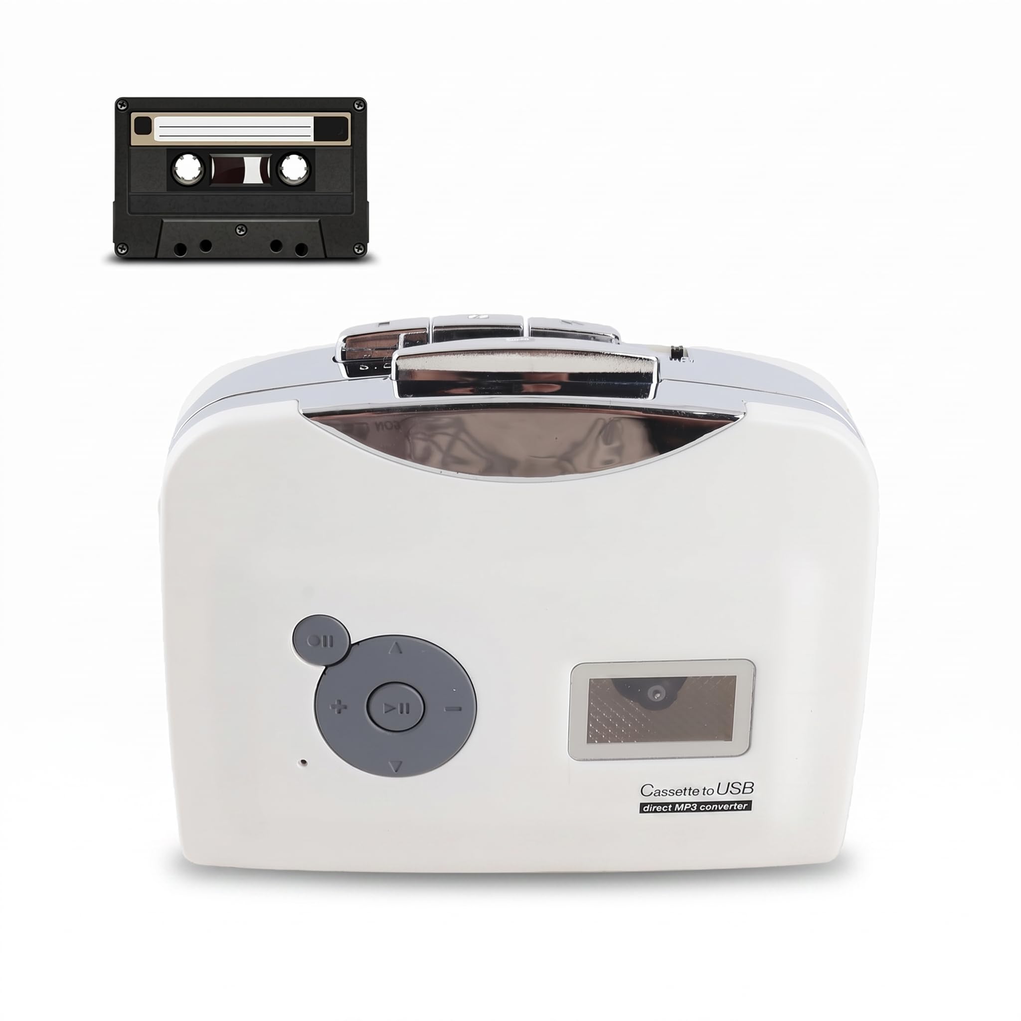 Zopsc Portable Cassette Tape to MP3 Converter, Transfer Cassettes Tapes to USB Flash Drive in MP3 Format, Plug and Play Support Battery Powered and USB Powered, Suitable for Windows XP/Vista / 7-image-4