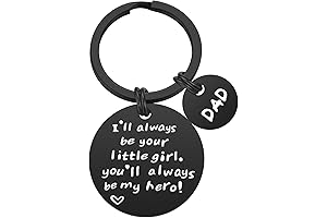 Meaningful Daddy Birthday Gifts from Daughter, Dad Keychain Gifts from Daughter