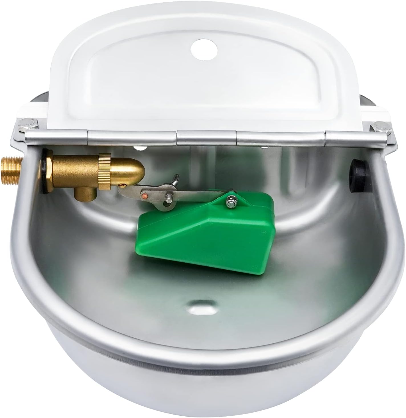 Buy Junniu Automatic Livestock Waterer Dogs Water Dispenser Trough Bowl Stainless Steel for Dogs