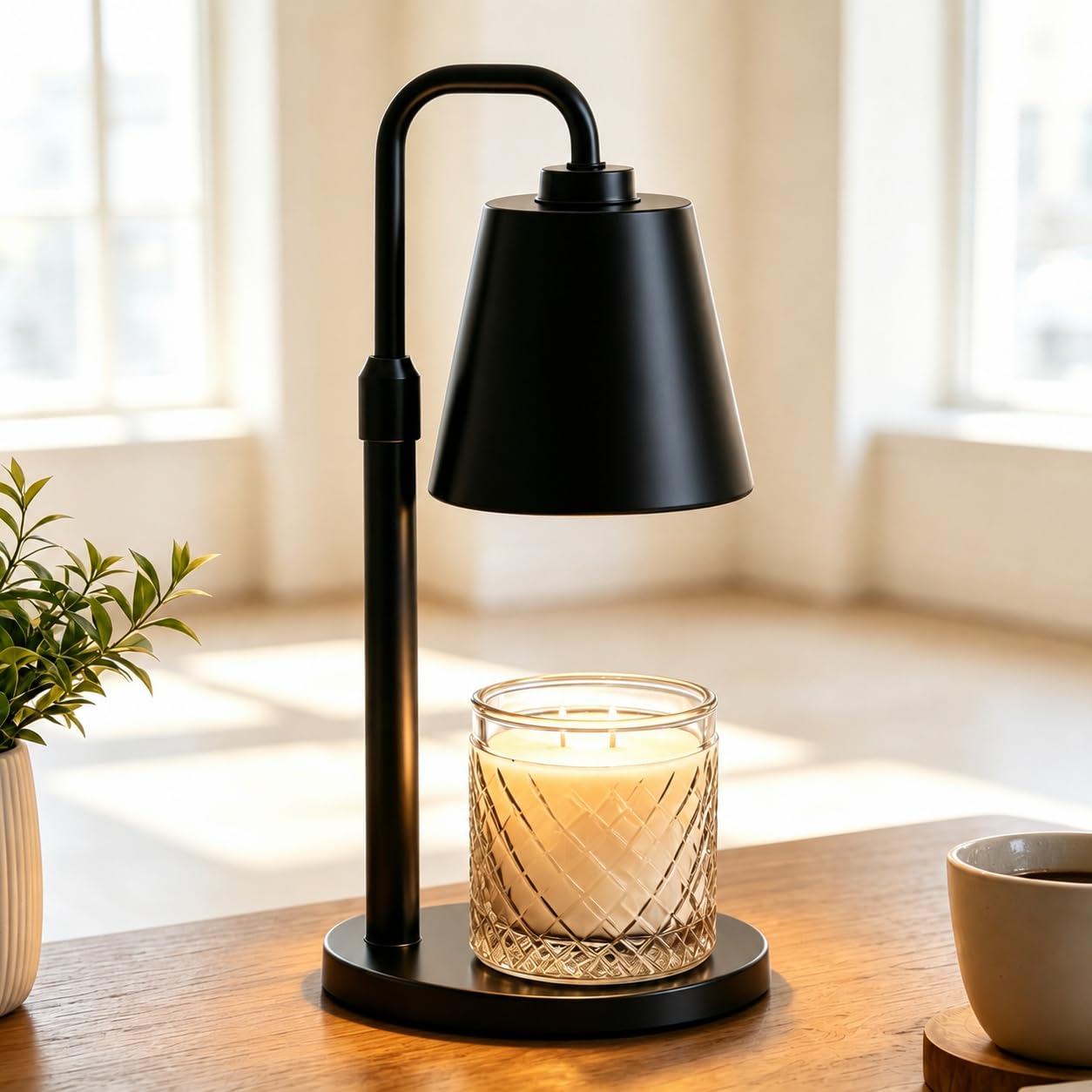 Hausdemo Candle Warmer Lamp with Timer, Black — image 1